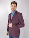 Men's Suit Jacket Burgundy