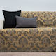 Cotone Victoria Ριχτάρι Τετραθέσιου Καναπέ Chenille 170x340εκ. Χρυσαφί 106340