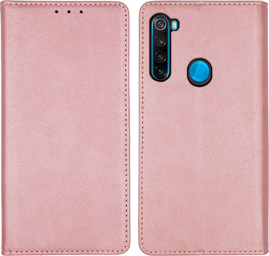 Sonique Vintage Wallet Piele artificială Rose Gold (Redmi Note 8)
