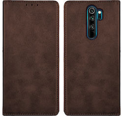 Sonique Vintage Synthetic Leather Wallet Brown (Redmi Note 8 Pro)