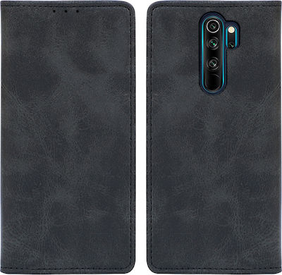 Sonique Vintage Portofel Piele artificială Negru (Redmi Note 8 Pro)