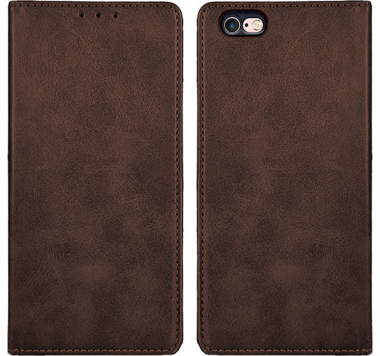Sonique Vintage Brieftasche Synthetisches Leder Braun (iPhone 6/6s)