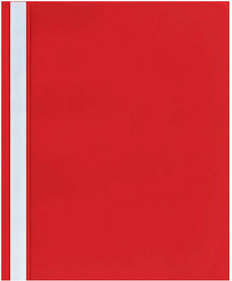 A4 PP folder with laminate Red