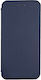 MyMobi Elegance Book Synthetic Leather Navy Blu...