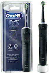 Oral-B Vitality Pro Protect X Clean Ηλεκτρική Οδοντόβουρτσα με Χρονομετρητή Black