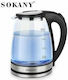 Sokany SK-1045 Fierbător 2lt 1500W Negru