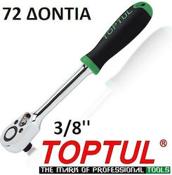 Toptul Ratschen 72 Zähne mit Vierkant 3/8" Länge 20cm. Toptul Ratschen 72 Zähne mit Vierkant 3/8" Länge 20cm.