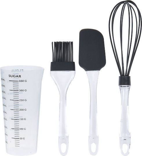 Excellent Houseware Σετ Εργαλείων Ζαχαροπλαστικής από Σιλικόνη 4τμχ
