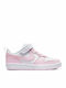 Court Borough Low 2 Παιδικά Sneakers με Σκρατς Λευκά