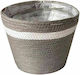 JK Home Decoration Διακοσμητικό Καλάθι Κήπου Ψάθινο S/3 27x20cm-24x18cm 56778