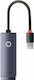 Baseus Lite Series Αντάπτορας Δικτύου USB με Ενσύρματη Σύνδεση Gigabit Ethernet