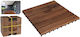 JK Home Decoration Wood Garden Decking Board 30x30cm 9pcs