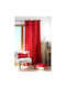 Κουρτίνα με Τρουκς S-F Duo Rouge 135x240εκ.