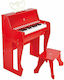 Hape Wooden Piano Learn with Lights with Stool ...
