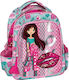 Graffiti School Bag Backpack Kindergarten Multicolored