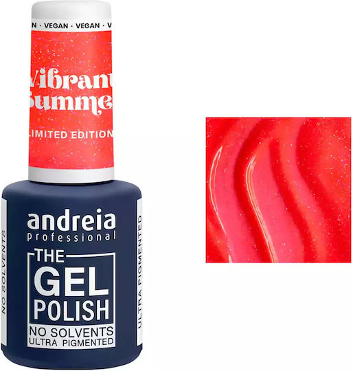 Andreia Professional Ημιμόνιμο Βερνίκι Νυχιών VS2 με Glitter 10.5ml