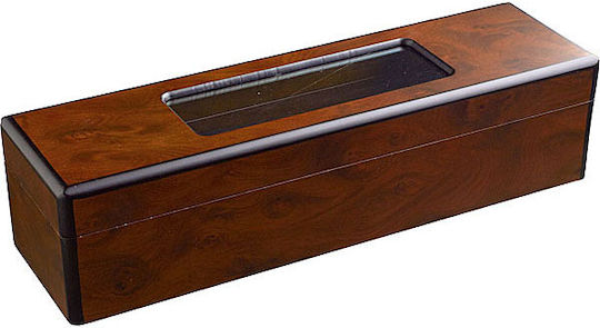 JK Home Decoration Ξύλινη Θήκη για Ποτό Καφέ 38x11x9εκ.