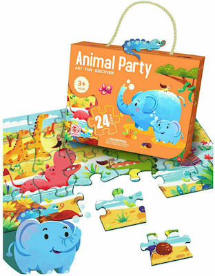 Puzzle pentru Copii Animal Party pentru 3++ Ani 24buc ToyMarkt