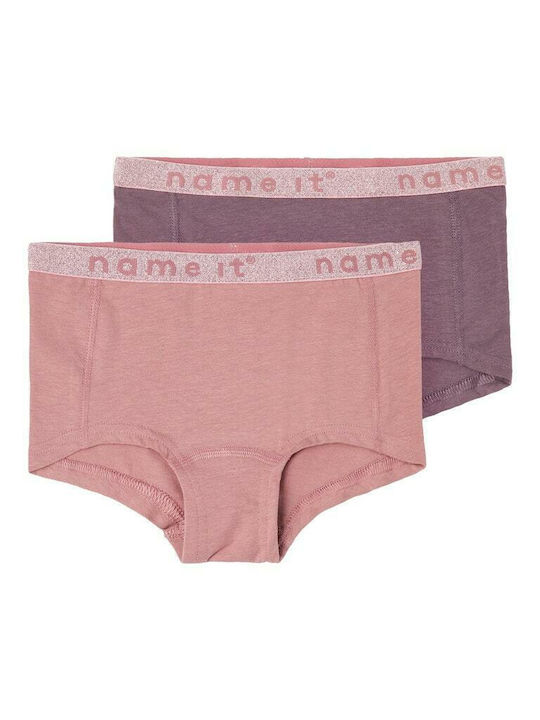 Name It Hipster Παιδικό Σετ με Βρακάκια Ροζ 2τμχ