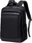 Arctic Hunter B00478 Wasserdicht Tasche Rucksack für Laptop 15.6" in Schwarz Farbe