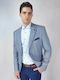 Men's Suit Jacket Regular Fit Light Blue