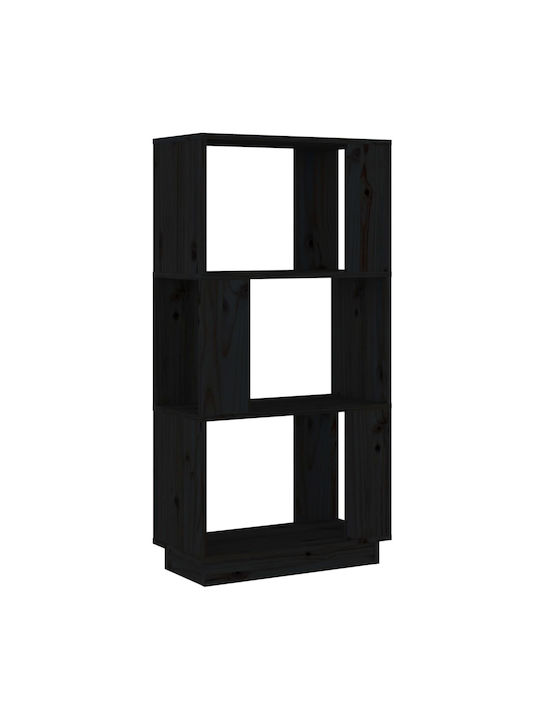 Bibliotecă Negru 51x25x101cm