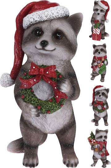 JK Home Decoration Iluminată De Crăciun Ceramică Figurină Înălțime 22cm. (Diverse modele/culori)
