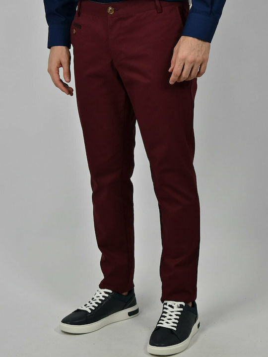 GioS Designs Pantaloni Chino cu Croială Slim Bu...
