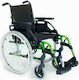 Sunrise Medical Breezy Style Standard 24" Αναπηρικό Αμαξίδιο 24" Πτυσσόμενο Ελαφρού Τύπου με Φουσκωτούς Τροχούς 40.5cm Apple Green