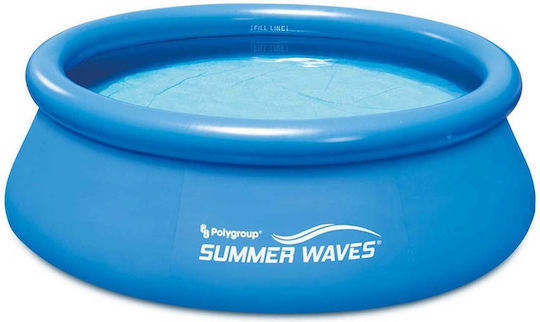 Summer Waves Quick Set Rundes Schwimmbecken 1325l Aufblasbar 305x76cm Blau