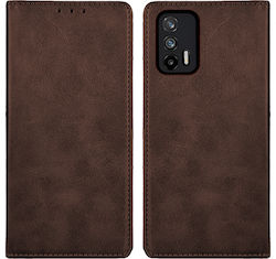 Sonique Vintage Wallet Δερματίνης Καφέ (Realme ...
