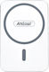 Andowl Qpd21 Car Mobile Mount with Magnet and Wireless Charging White