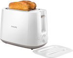 Philips Toaster 2 Schlitze 900W Weiß