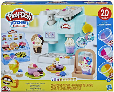 Hasbro Play-Doh Plasticine - Game Kitchen Creations Cafe for 3+ Years F5836