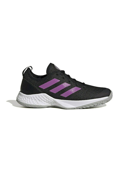 Adidas Γυναικεία Παπούτσια Τένις για Όλα τα Γήπεδα Black / Semi Pulse Lilac / Grey Two