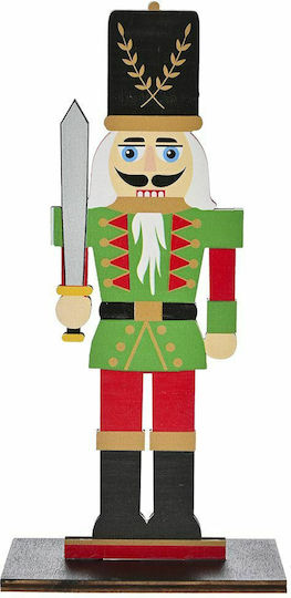 Iliadis Weihnachts-Nussknacker Grün aus Hölzernes Höhe 21cm.
