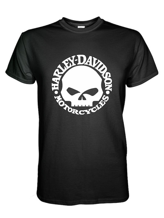 Kurzärmelige Bluse BLACK Harley Davidson