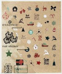 Essence 01 Dear Santa Stickers with Design,art stickers for Nails 55pcs