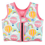 Splash About Kids' Life Jacket Pink Over the Rainbow