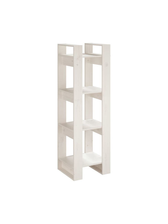 Bookcase White 41x35x125cm