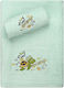 Beauty Home Set Babyhandtücher 2 Stück Türkis Fun Awesome