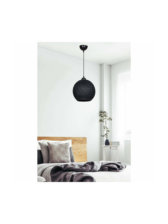 Pakketo PWL-1113 Pendant Light Black Boho with ...