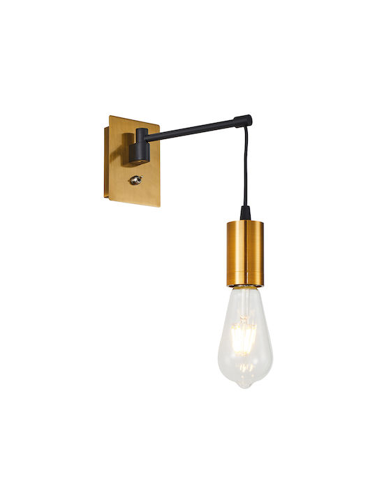 Home Lighting Modern Wall Lamp with Socket E27 Gold
