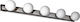 Avide ABWL-5XG9-MAY Classic Lamp Wall with Socket G9 Gray 72cm