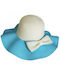 Wicker Women's Floppy Hat Turquoise