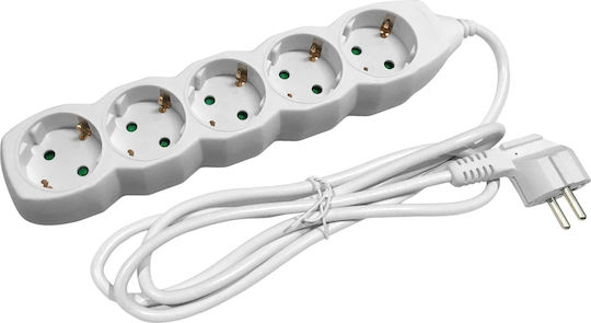 Entac ESE1.5G5-3 Πολύπριζο 5 Θέσεων με Καλώδιο 3m