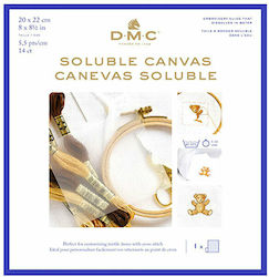 DMC Accesorii Tricotat Pânză solubilă în apă 20x22cm