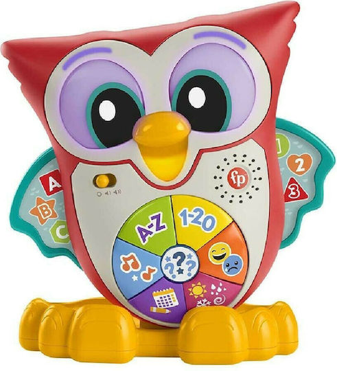 Fisher Price Ζωάκι Κουκουβάγια Η Σοφή με Ήχους για 18+ Μηνών