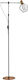 Home Lighting Adept Vintage Floor Lamp H165xW49cm. with Socket for Bulb E27 Gold