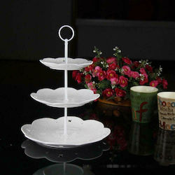 White Metal Elements for Cake Stand